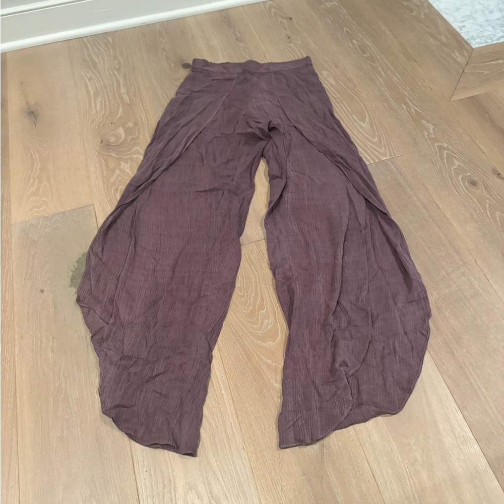 DREW Mauve Wide Leg Pants